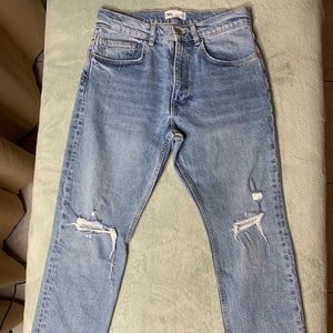 Zara distress jeans